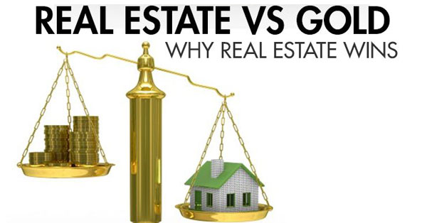 real estate vs gold